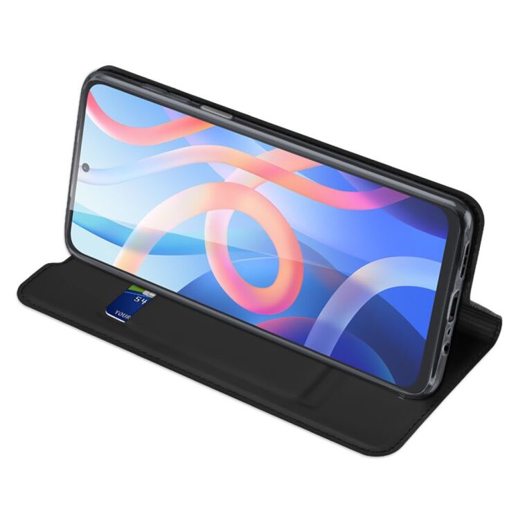 Чехол-книжка DUX DUCIS Skin Pro для Xiaomi Poco M4 Pro 5G / Redmi Note 11 (Chinese version) - Black: фото 3 из 17