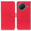 Чехол-книжка KHAZNEH Retro Wallet для Xiaomi Poco F7 Pro / Poco F7 Ultra - Red (378717R)