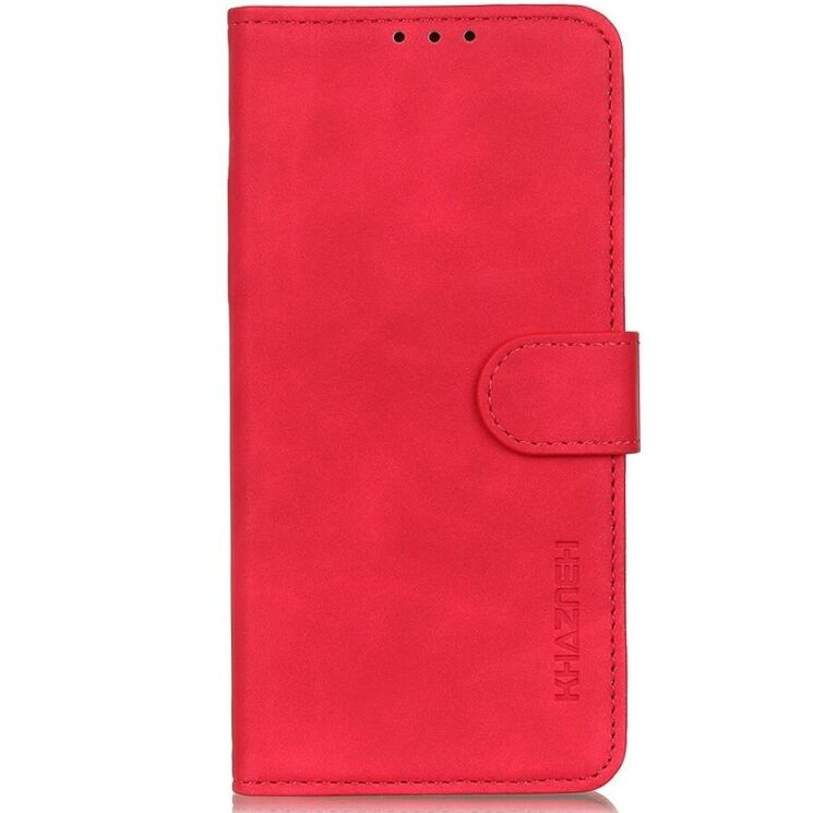 Чехол-книжка KHAZNEH Retro Wallet для Xiaomi Poco F7 Pro / Poco F7 Ultra - Red: фото 4 из 8