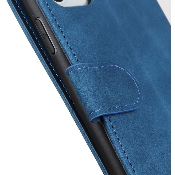 Чехол-книжка KHAZNEH Retro Wallet для Xiaomi Redmi Note 14 Pro 5G / Note 14 Pro Plus - Blue: фото 4 из 8