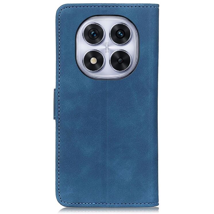 Чехол-книжка KHAZNEH Retro Wallet для Xiaomi Redmi Note 14 Pro 5G / Note 14 Pro Plus - Blue: фото 8 из 8