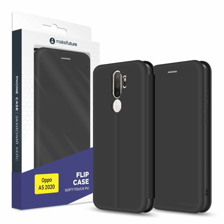 Чехол-книжка MakeFuture Flip Case для OPPO A5 2020 - Black: фото 2 из 2