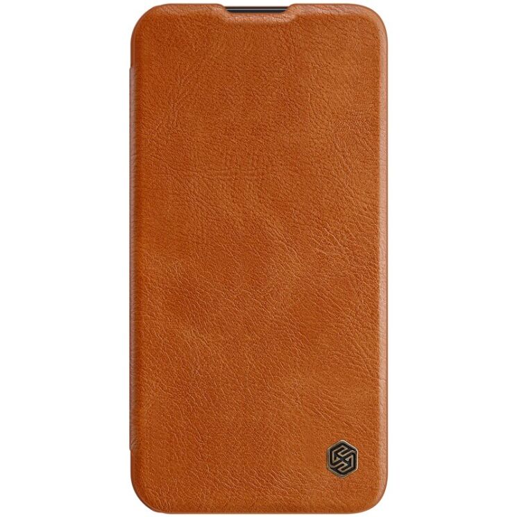 Чохол-книжка NILLKIN Qin Pro для Apple iPhone 13 Pro Max - Brown: фото 1 з 16