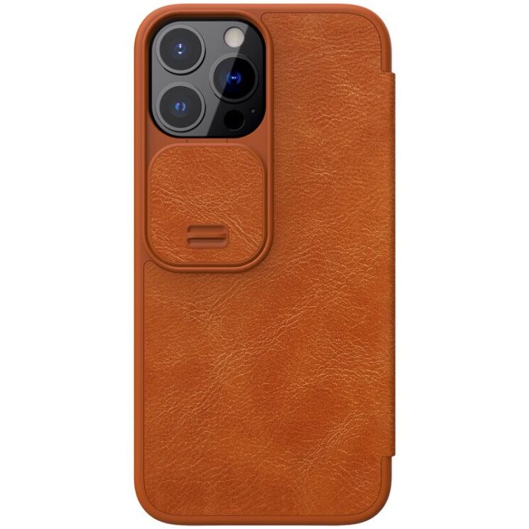 Чохол-книжка NILLKIN Qin Pro для Apple iPhone 13 Pro Max - Brown: фото 2 з 16