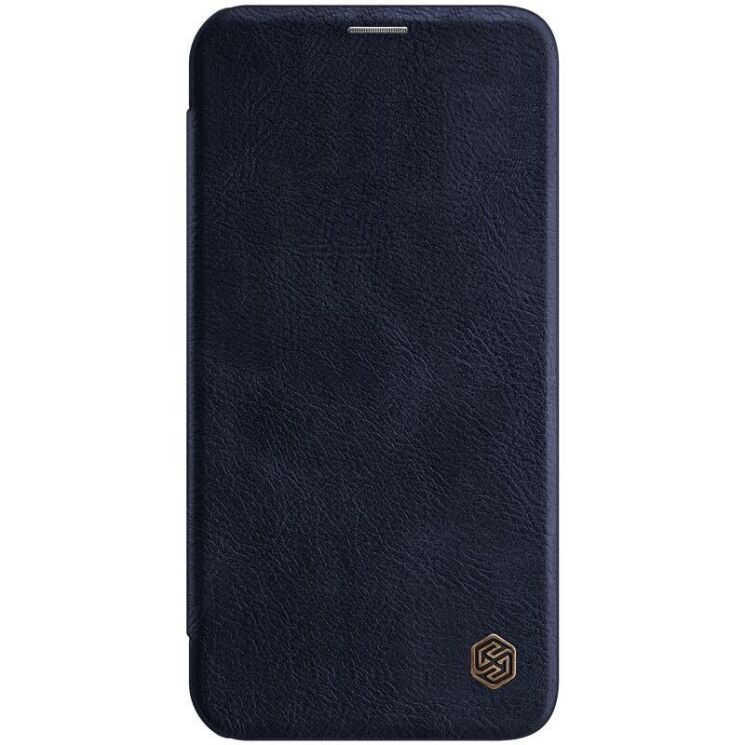 Чехол-книжка NILLKIN Qin Series для Apple iPhone 12 / iPhone 12 Pro - Blue: фото 1 из 15