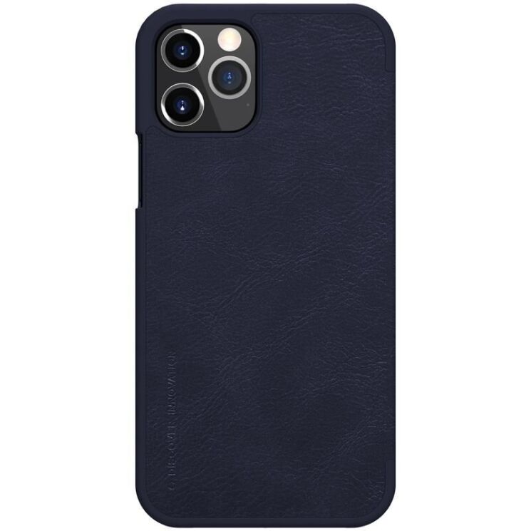 Чехол-книжка NILLKIN Qin Series для Apple iPhone 12 / iPhone 12 Pro - Blue: фото 2 из 15