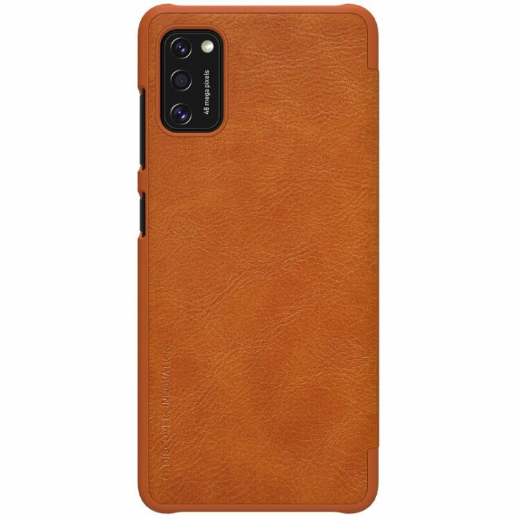 Чохол-книжка NILLKIN Qin Series для Samsung Galaxy A41 (A415) - Brown: фото 2 з 14