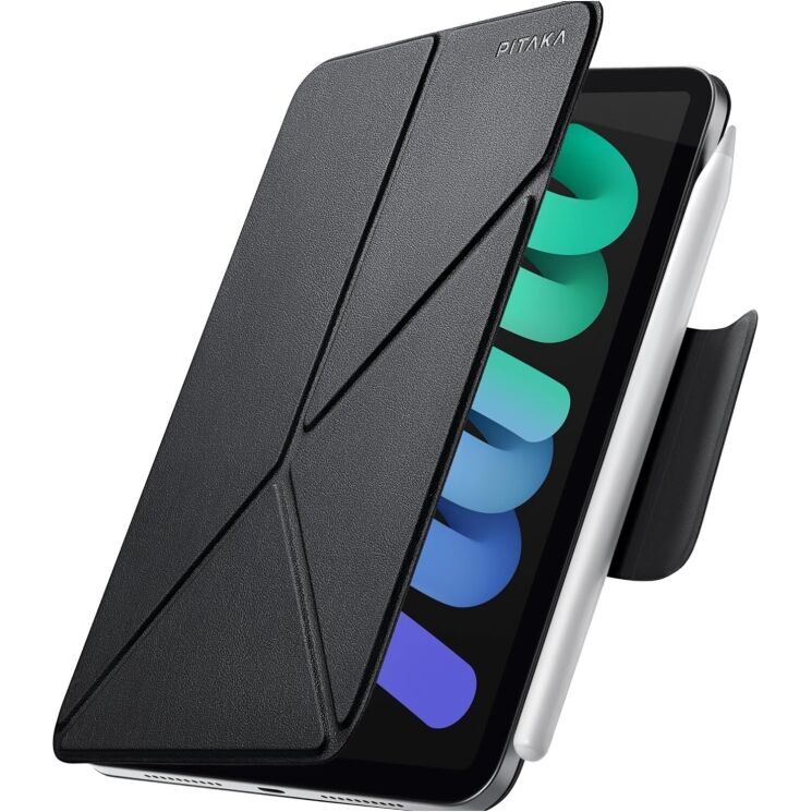 Чохол-книжка Pitaka MagEZ Folio 2 для Apple iPad mini 6 / 7 (2021/2024) FIM2401 - Black: фото 2 з 13