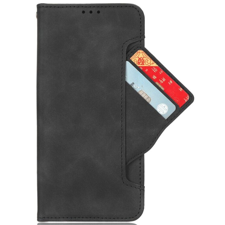Чехол-книжка с карманами Deexe Wallet Stand для Infinix GT 50 Pro - Black (422401B) Чехол-книжка с карманами Deexe Wallet Stand для Infinix GT 50 Pro - Black: фото 3 из 15