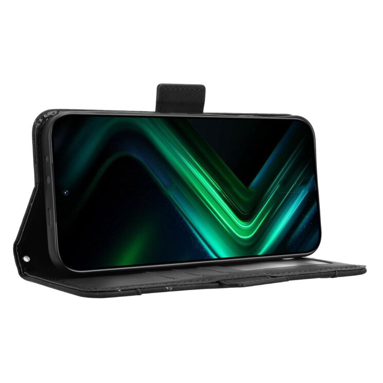 Чехол-книжка с карманами Deexe Wallet Stand для Infinix GT 50 Pro - Black (422401B) Чехол-книжка с карманами Deexe Wallet Stand для Infinix GT 50 Pro - Black: фото 6 из 15