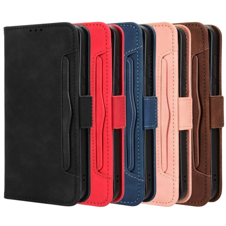 Чехол-книжка с карманами Deexe Wallet Stand для OnePlus 15R / Ace 6 / Ace 6T - Pink: фото 9 из 17