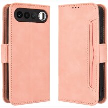 Чохол-книжка з кишеньками Deexe Wallet Stand для Realme 16 - Pink: фото 1 з 15