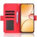 Чехол-книжка с карманами Deexe Wallet Stand для Realme C85 Pro - Red (403901R). Фото 4 из 15