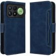 Чехол-книжка с карманами Deexe Wallet Stand для Xiaomi Poco F9 Pro - Blue (429109L)