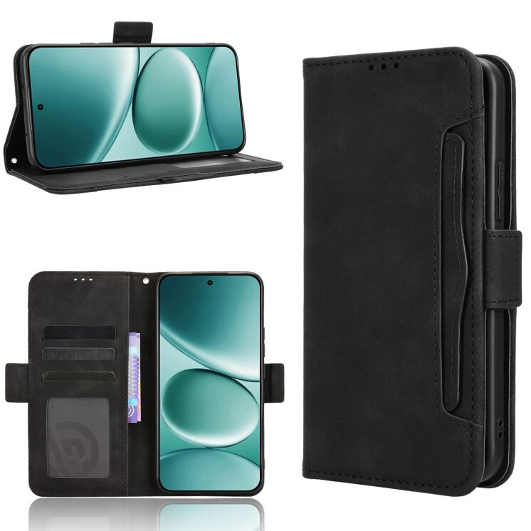 Чохол-книжка з кишеньками Deexe Wallet Stand для Xiaomi Redmi Note 15 Pro - Black (405224B) Чохол-книжка з кишеньками Deexe Wallet Stand для Xiaomi Redmi Note 15 Pro - Black: фото 7 з 16