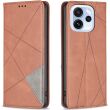 Чехол-книжка с карманами UniCase Geometric Pattern для OPPO Reno 15 F/FS - Brown (405814Z)