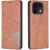 Чехол-книжка с карманами UniCase Geometric Pattern для OPPO Reno 16 / 16 Pro - Brown: фото 1 из 10