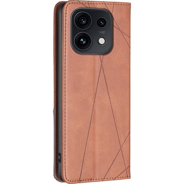 Чохол-книжка з кишеньками UniCase Geometric Pattern для OPPO Reno 16 / 16 Pro - Brown (413212Z) Чохол-книжка з кишеньками UniCase Geometric Pattern для OPPO Reno 16 / 16 Pro - Brown: фото 3 з 10
