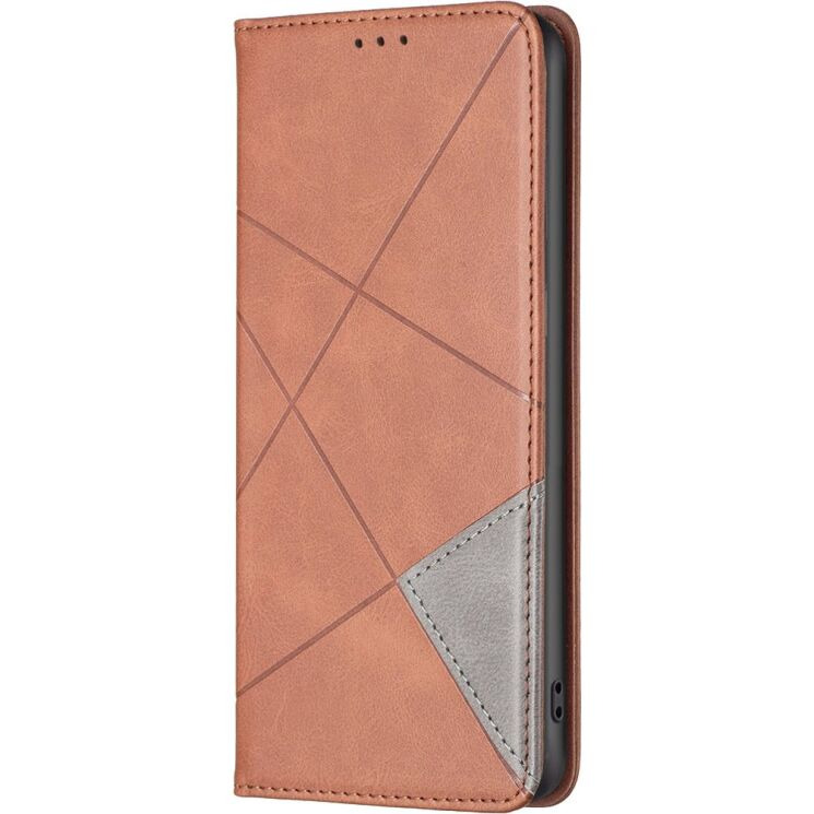 Чохол-книжка з кишеньками UniCase Geometric Pattern для OPPO Reno 16 / 16 Pro - Brown (413212Z) Чохол-книжка з кишеньками UniCase Geometric Pattern для OPPO Reno 16 / 16 Pro - Brown: фото 2 з 10