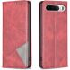 Чехол-книжка с карманами UniCase Geometric Pattern для Realme 16 - Red (412301R). Фото 1 из 11