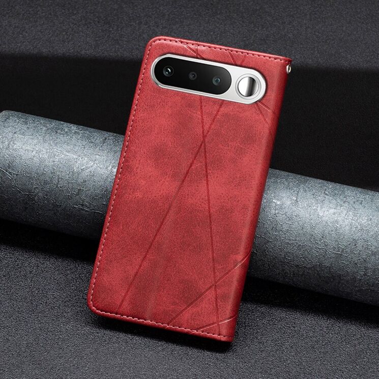 Чехол-книжка с карманами UniCase Geometric Pattern для Realme 16 - Red: фото 6 из 11