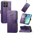 Чохол-книжка з малюнком UniCase Butterfly Pattern для Motorola Edge 70 Fusion - Dark Purple (409536DV)
