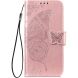Чехол-книжка с рисунком UniCase Butterfly Pattern для OPPO Reno 16 / 16 Pro - Rose Gold (413214RG). Фото 4 из 14