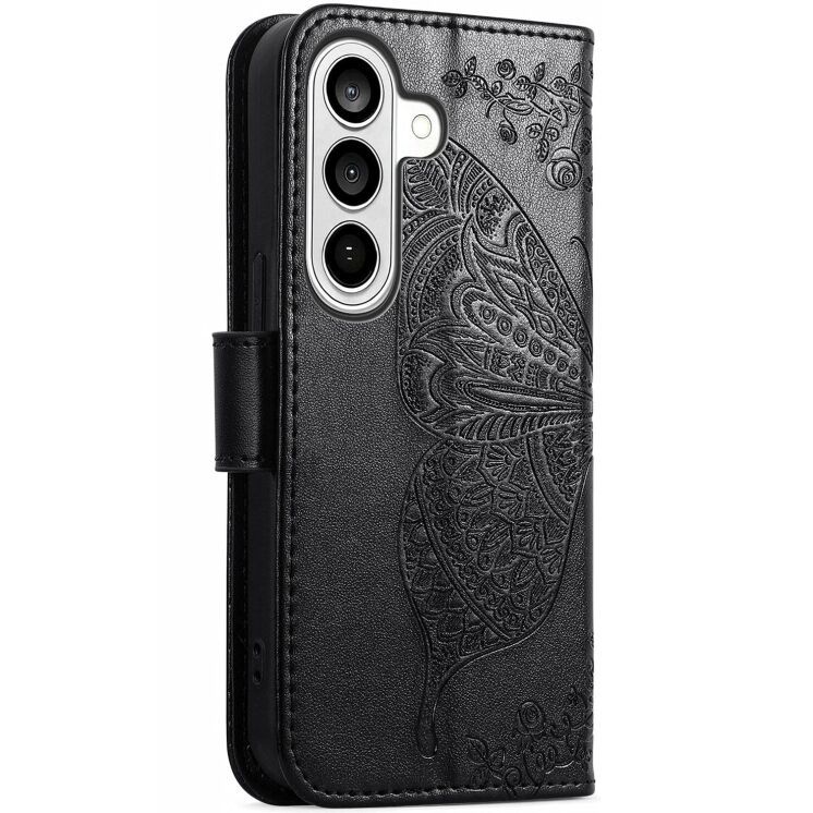 Чехол-книжка с рисунком UniCase Butterfly Pattern для Samsung Galaxy A37 (A376) - Black: фото 7 из 10