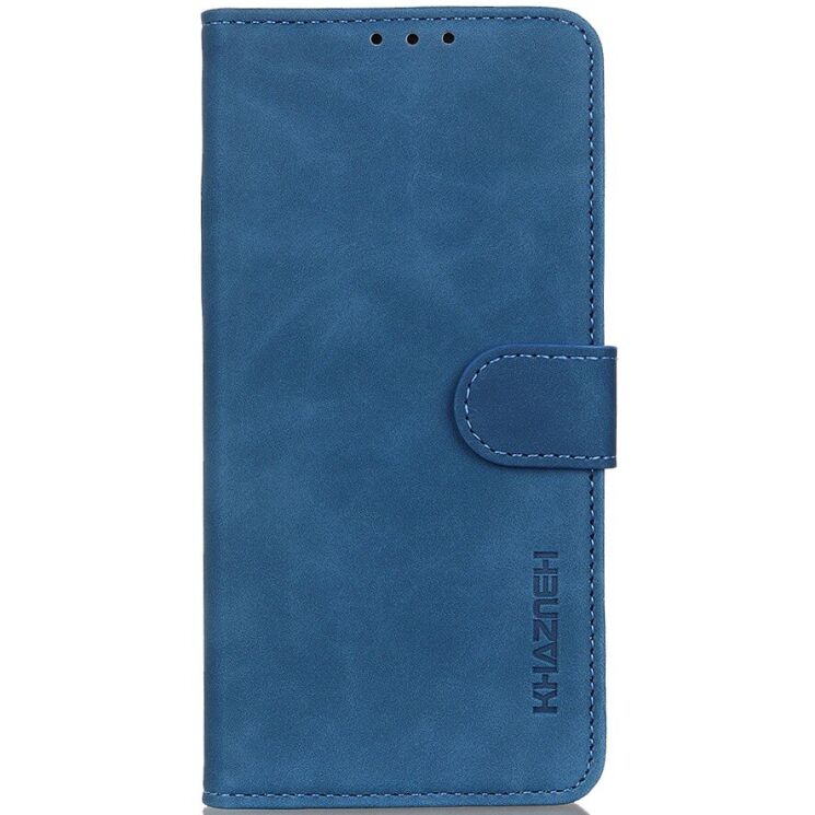 Чехол-книжка с застежкой KHAZNEH Retro Wallet для Google Pixel 10a - Blue: фото 5 из 9