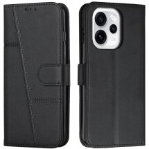 Чехол-книжка с застежкой UniCase Jet Cover для OPPO Reno 15 F/FS - Black: фото 1 из 11