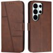 Чехол-книжка с застежкой UniCase Jet Cover для Samsung Galaxy S26 Ultra - Brown (404452Z)
