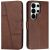 Чехол-книжка с застежкой UniCase Jet Cover для Samsung Galaxy S26 Ultra - Brown: фото 1 из 10