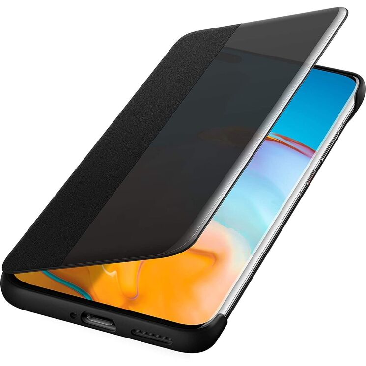 Чехол-книжка Smart View Flip Cover для Huawei P40 Pro (51993781) - Black: фото 2 из 3