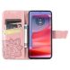 Чехол-книжка UniCase Butterfly Pattern для Motorola Edge 50 Pro - Rose Gold (353640RG). Фото 2 из 8