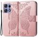 Чехол-книжка UniCase Butterfly Pattern для Motorola Edge 50 Pro - Rose Gold (353640RG). Фото 1 из 8