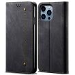 Чехол-книжка UniCase Jeans Wallet для Apple iPhone 14 Pro Max - Black (301269B)