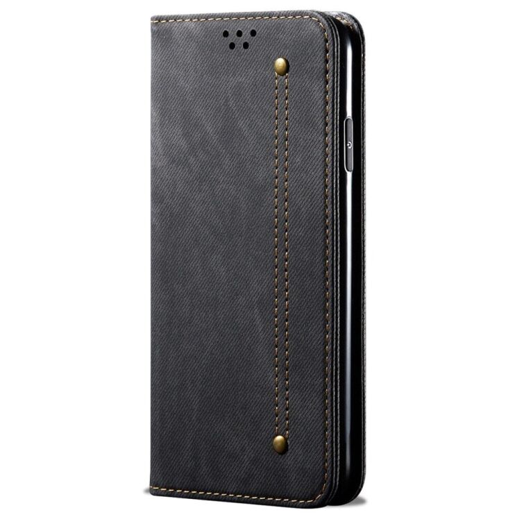 Чехол-книжка UniCase Jeans Wallet для Apple iPhone 14 Pro Max - Black: фото 2 из 6