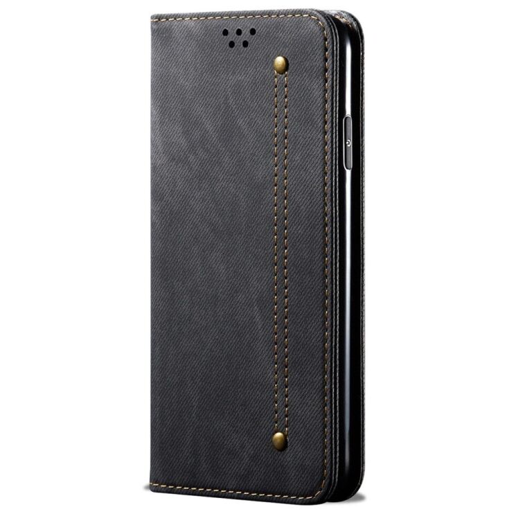 Чехол-книжка UniCase Jeans Wallet для Apple iPhone 14 Pro - Black: фото 2 из 6