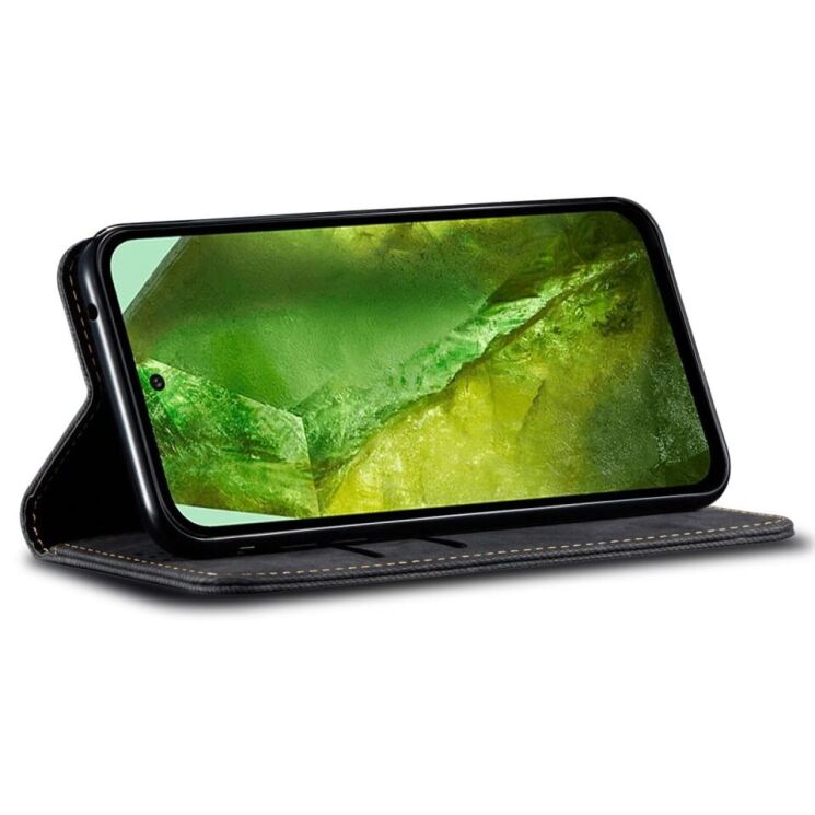 Чехол-книжка UniCase Jeans Wallet для Google Pixel 9 / 9 Pro - Black: фото 2 из 6