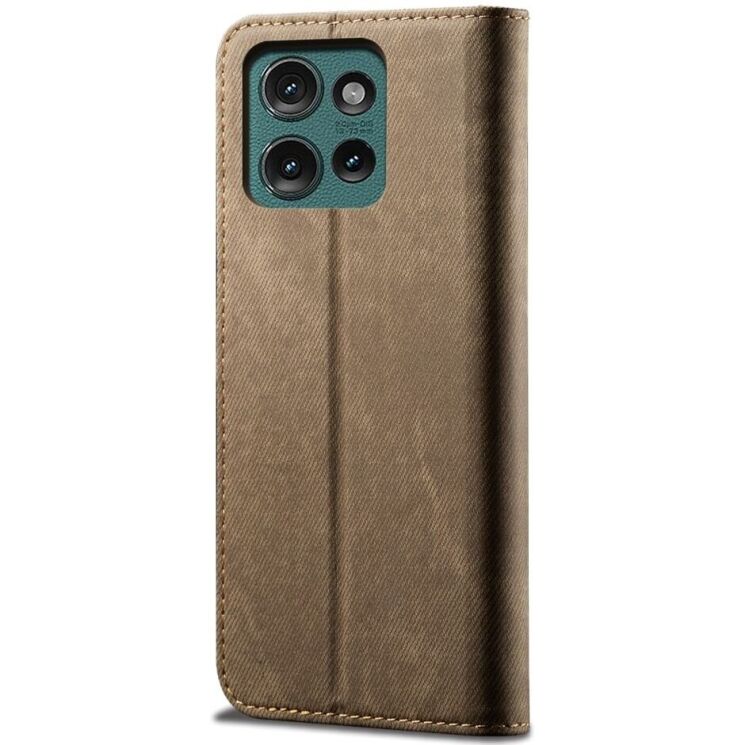 Чохол-книжка UniCase Jeans Wallet для Motorola Edge 50 Neo - Khaki: фото 6 з 6