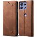 Чехол-книжка UniCase Jeans Wallet для Motorola Edge 50 Pro - Coffee (353617C). Фото 1 из 6