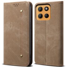 Чехол-книжка UniCase Jeans Wallet для Motorola Moto G15 - Khaki: фото 1 из 6