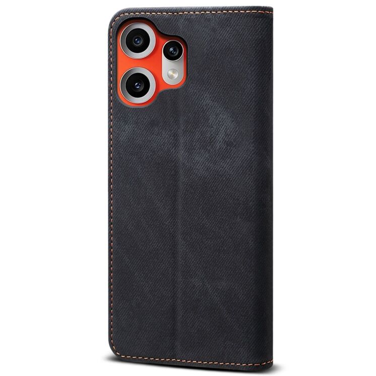 Чохол-книжка UniCase Jeans Wallet для Nothing CMF Phone 2 Pro - Black: фото 6 з 7