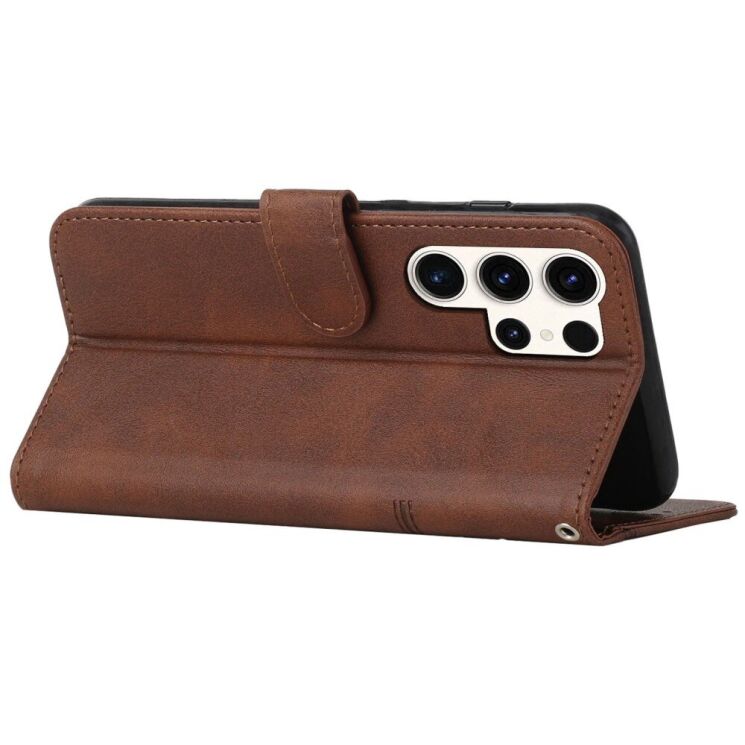 Чохол-книжка UniCase Jet Cover для Samsung Galaxy S25 Ultra (S938) - Brown: фото 3 з 10