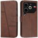 Чехол-книжка UniCase Jet Cover для TECNO Pova 6 Neo - Brown (359601Z). Фото 1 из 10
