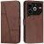 Чехол-книжка UniCase Jet Cover для TECNO Pova 6 Neo - Brown: фото 1 из 10