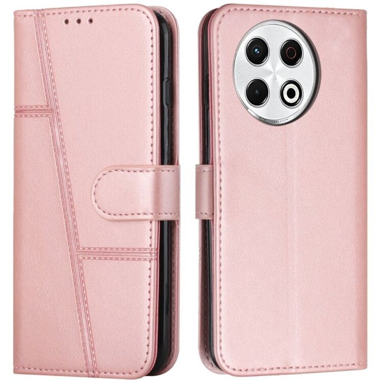 Чехол-книжка UniCase Jet Cover для TECNO Spark 30 Pro - Rose Gold: фото 1 из 10