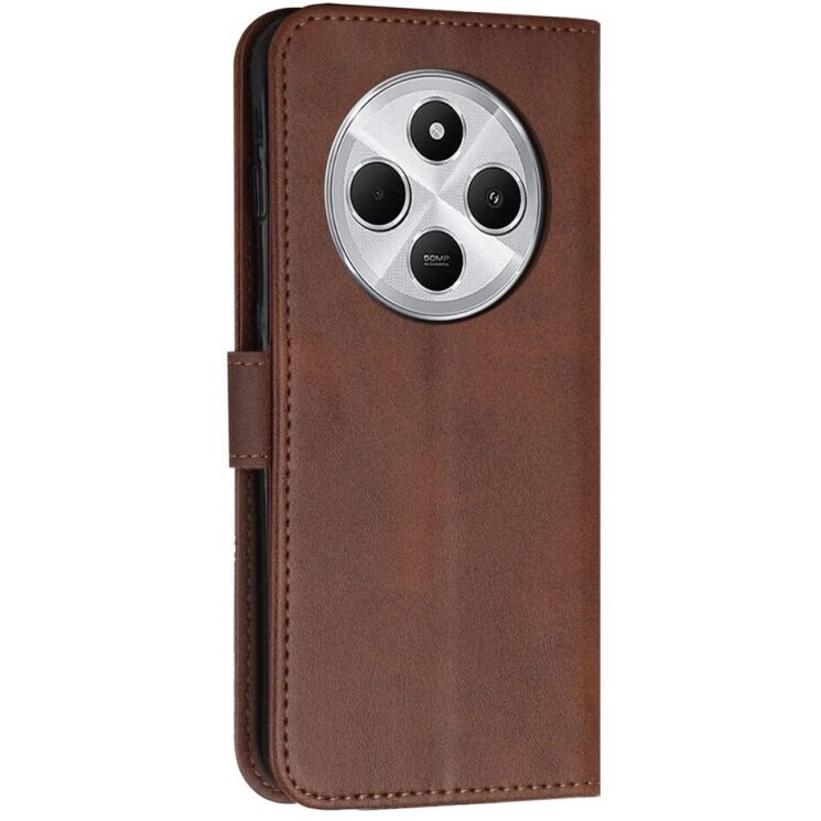 Чехол-книжка UniCase Jet Cover для Xiaomi Redmi 14C / Redmi A4 5G / Poco C75 - Brown: фото 3 из 10