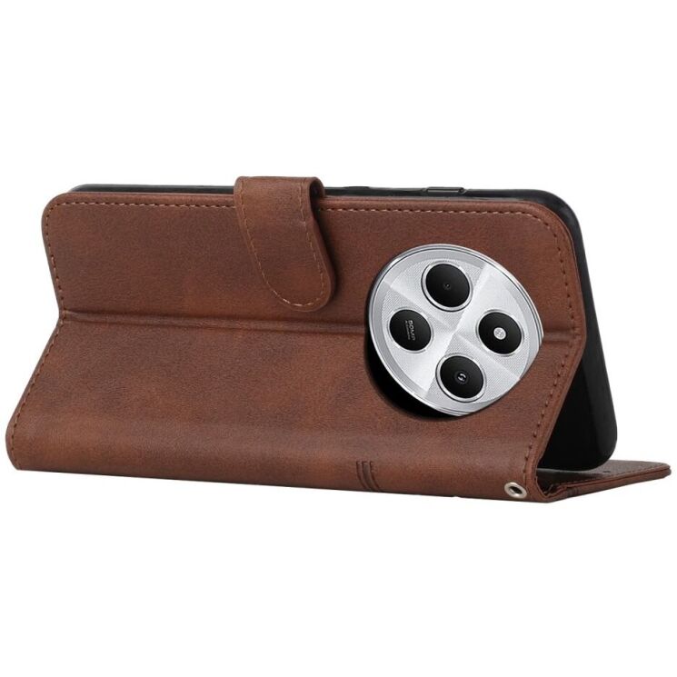 Чехол-книжка UniCase Jet Cover для Xiaomi Redmi 14C / Redmi A4 5G / Poco C75 - Brown: фото 5 из 10