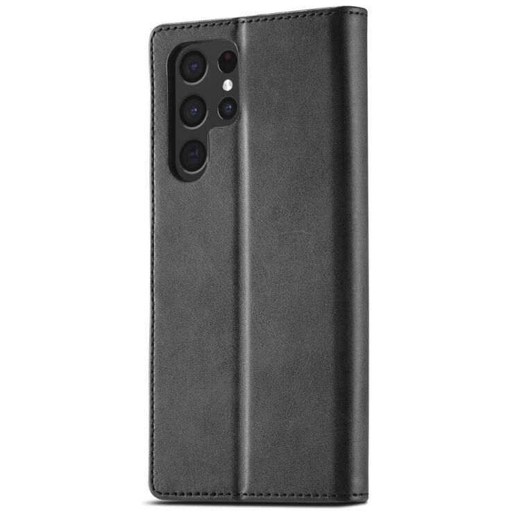 Чехол LC.IMEEKE Wallet Case для Samsung Galaxy S22 Ultra - Black: фото 4 из 10